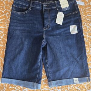 JCPenney Indigo Bermuda Shorts